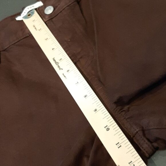 PACSUN Espresso Brown Low Rise Straight Leg Button Fly Jeans - Picture 10 of 13
